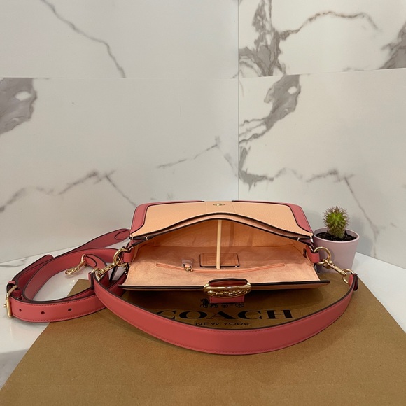 Coach Georgie Shoulder Bag In Colorblock - Picture 5 of 10